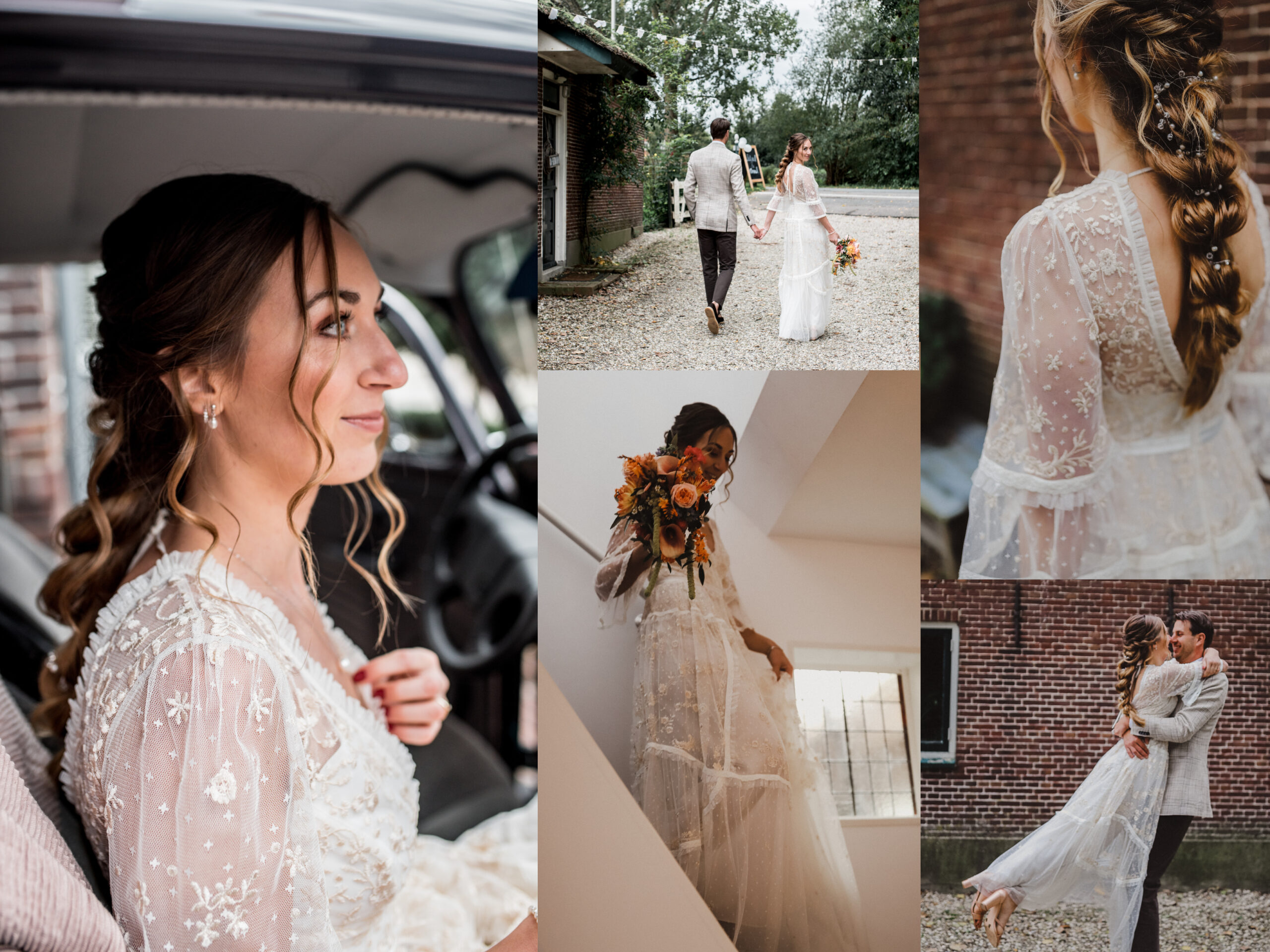 bruidskapsels en bruidsmakeup